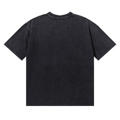 Death Chain Garment Dyed Print Crop Tee