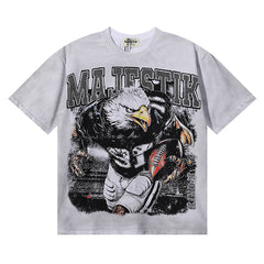 Eagle Football Graphic Crop Tee