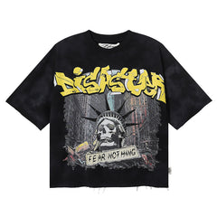 Disaster F-Terry Cropped Tee
