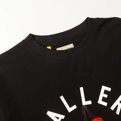 Logo Printed T-Shirt Yellow Loose Fit