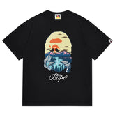 Mr Bathing Ape Head Wide Tee