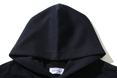 Black Hoodie With Srystal Print