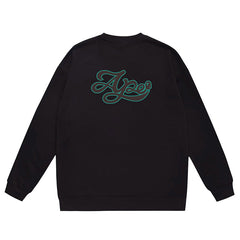 Ape Head Letter Print Sweatshirt