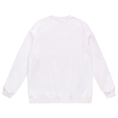 Ape Head Pattern Letter Print Sweatshirt
