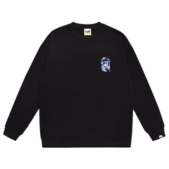 Ape Head Pattern Print Sweatshirt