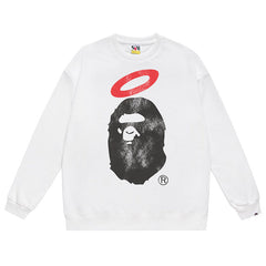 Union Ape Head Pattern Print Sweatshirt