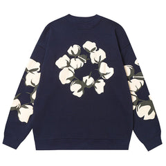 Kapok Pattern Printed Sweatshirts