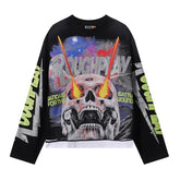 Power Skull Long Sleeve Tee