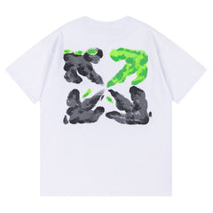 Logo Pattern Printed T-Shirt