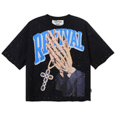 Revival Rhinestone Cropped Tee