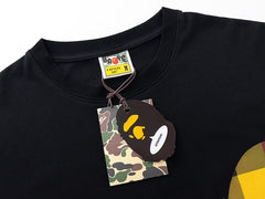 Side Big Ape Head T-Shirt Black