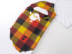 Side Big Ape Head T-Shirt White