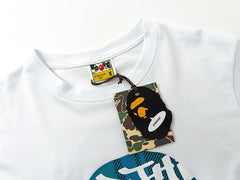 Stroke Camo By Bathing Big Ape Head T-Shirt