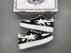 A Bathing Ape Sta Low Color Block Shark Black