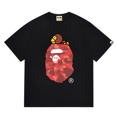 FW22 Color Camo Milo On Big Ape Tee