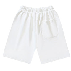 Off Logo Print Swim Shorts