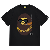 Ape head smoking print Los Angeles limited T-Shirts