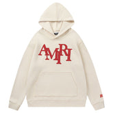 Staggered Logo-Patches Hoodies