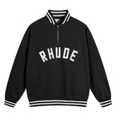 Stand Collar Half Zip Sweatshirt