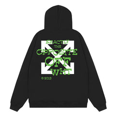 Arrow Pattern Printed Hoodie