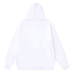 Arrow Logo Pattern Printed Hoodie