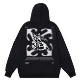 Arrow Logo Pattern Printed Hoodie