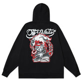 Letter Logo Pattern Printed Hoodie