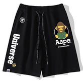 Ape Head Pattern Printed Short