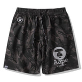 Ape Head Pattern Printed Short