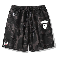 Ape Head Pattern Printed Short
