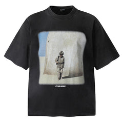 “STAY HERE” Printed T-Shirt