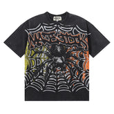 Tarantula Garment Dyed Print Crop Tee