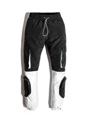 Black & White Parachute Cargos