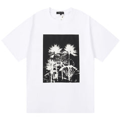 Coconut Tree Pattern Print T-Shirt