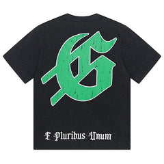 Logo Pattern Printed T-Shirts #1038