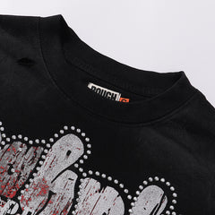 We Are The Streets Rhinestone Tee