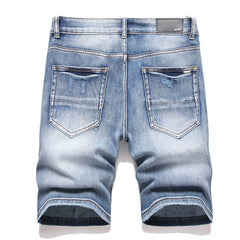 Destroyed Denim Shorts #2003