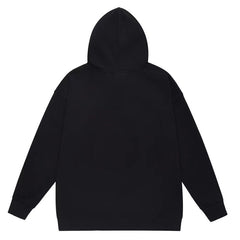 Ape Head Cartoon Pattern Print Hoodie