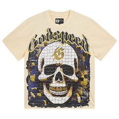 Skeletons Pattern Printed T-Shirts #3039