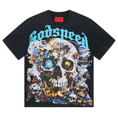 Skeletons Rose T-Shirts #1001