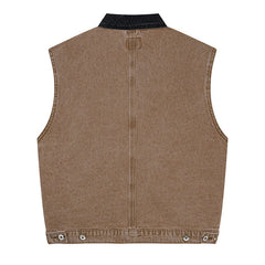 denim vest loose all match coat