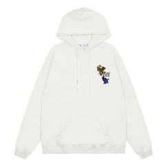 Arrow Logo Pattern Printed Hoodie