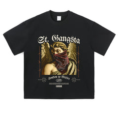 Streetwear-Style Print Tee