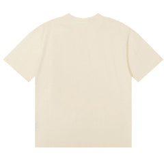 Black dove lettering print T-Shirts