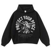 Streetwear-Style Print Hoodies
