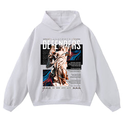 Streetwear-Style Print Hoodies