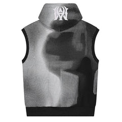 Flock Hooded Sleeveless Sweatshirt