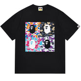 Front And Back Printed Short-Sleeved Tee
