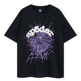 Green Foam Printing High Weight T-Shirt Black