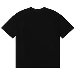 Warning Logo Cotton T-Shirts